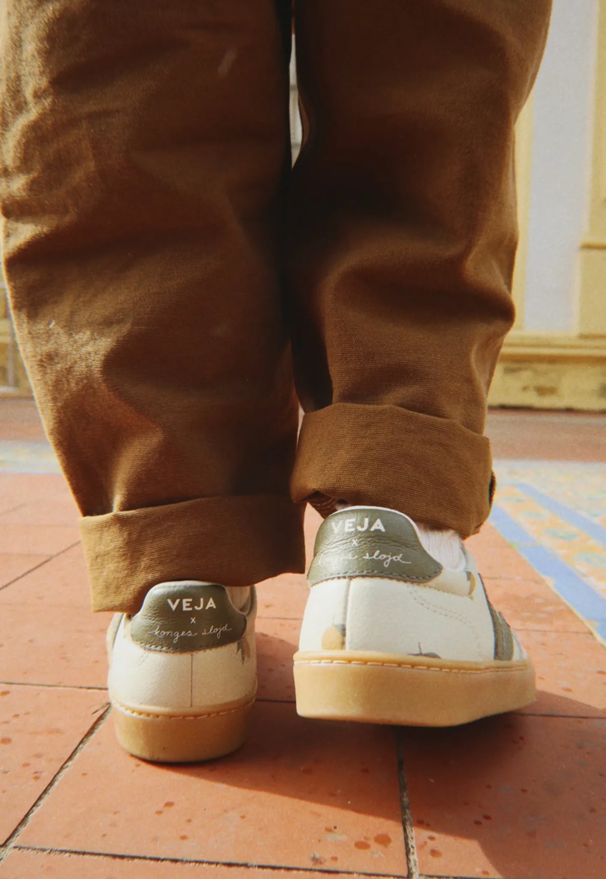 Dark Slate Gray סניקרס לילדים Small Volley - Veja X Konges Slojd VEJA