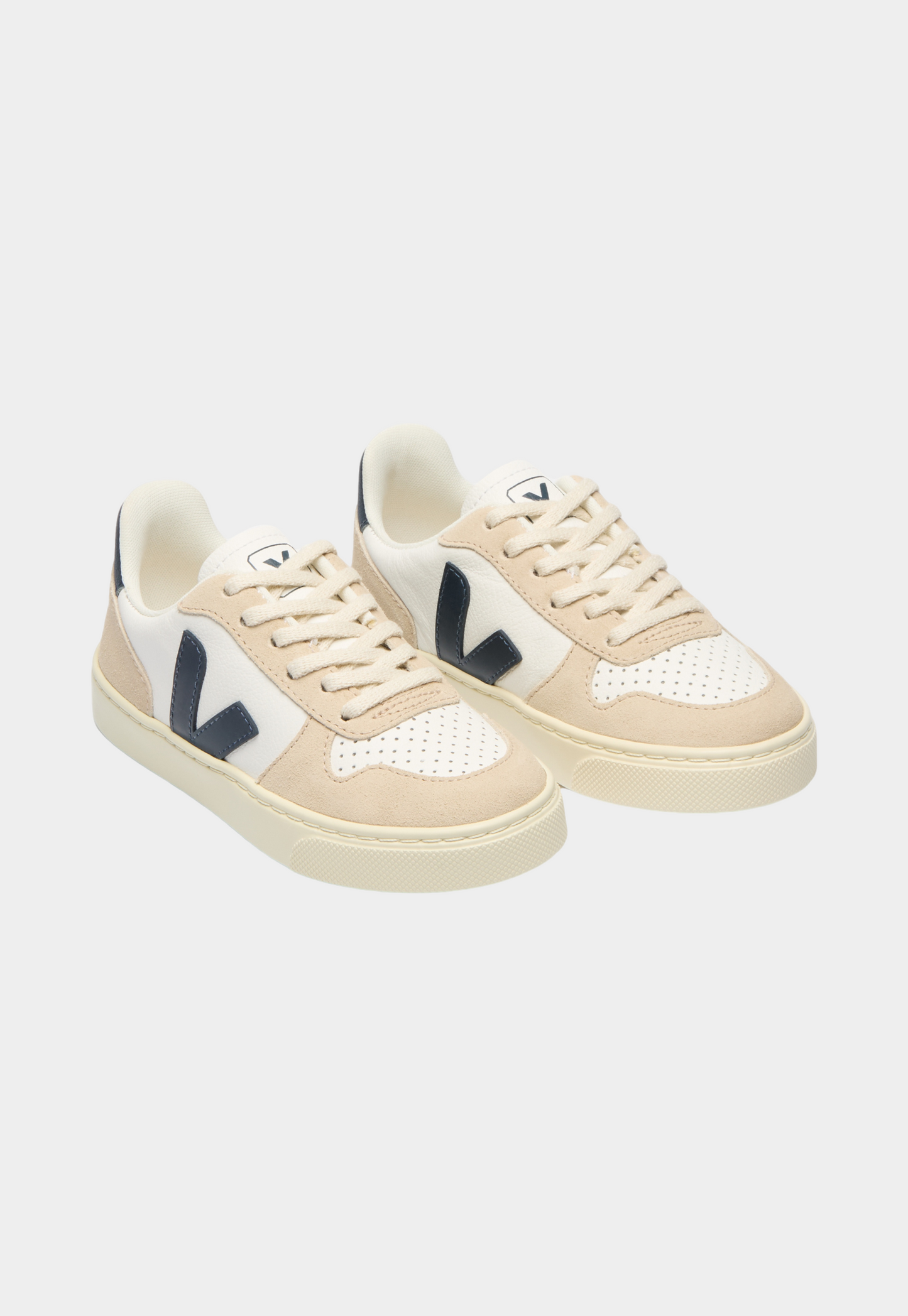 Beige סניקרס לילדים Small V-10 VEJA