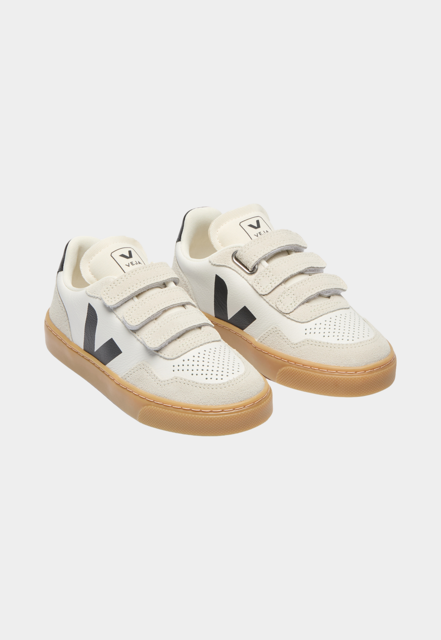 Lavender סניקרס עם סגירת סקוצ'ים לילדים Veja Small V-90 VEJA