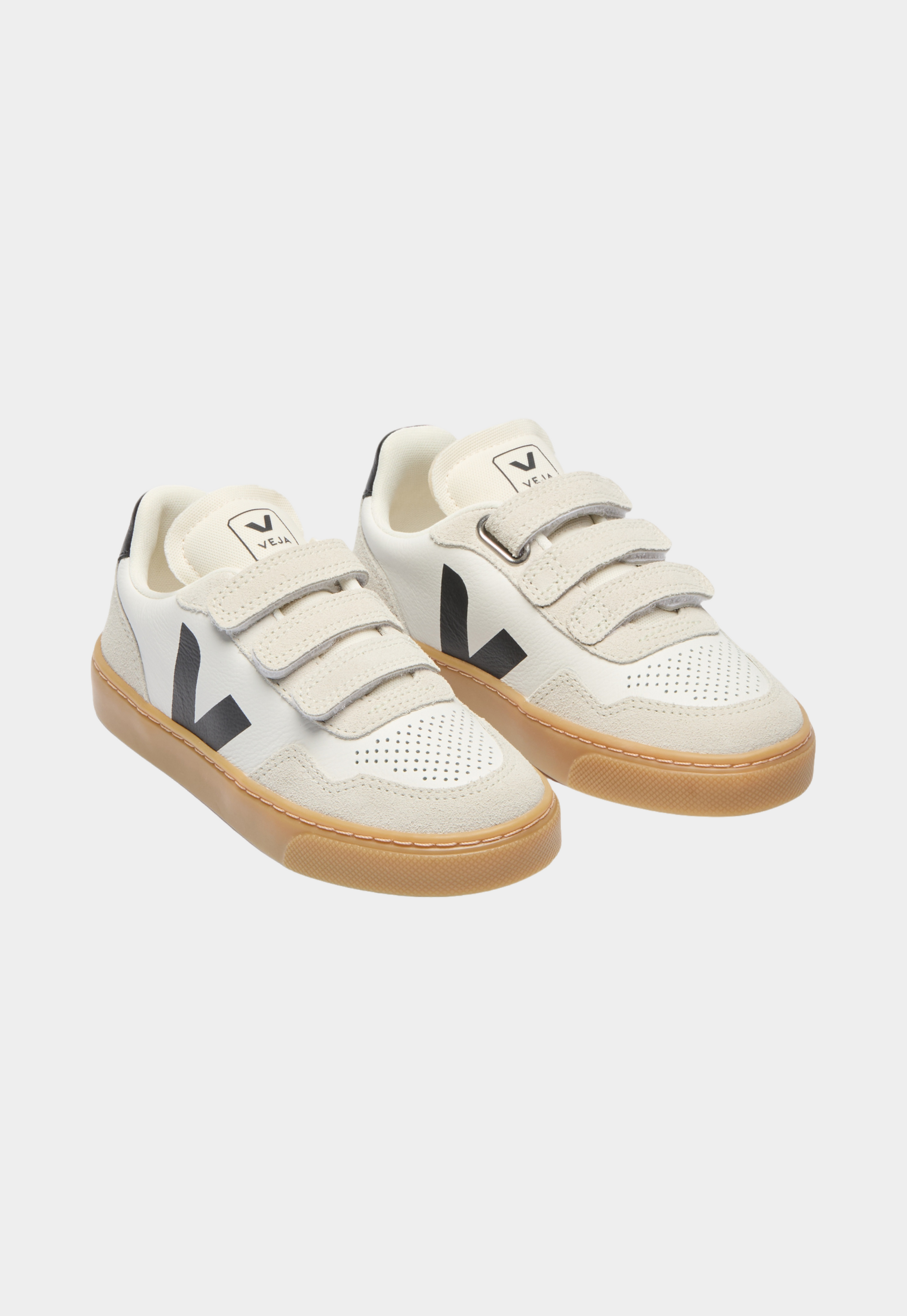 Lavender סניקרס עם סגירת סקוצ'ים לילדים Veja Small V-90 VEJA