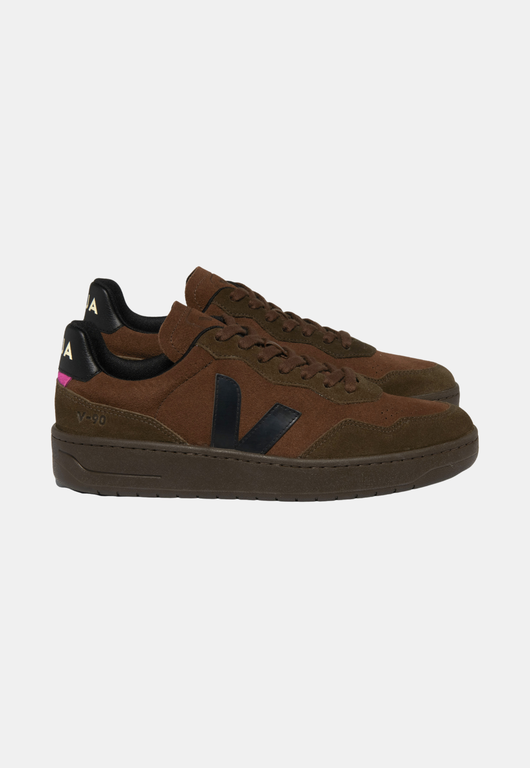 Dark Slate Gray סניקרס זמש לגברים Veja V-90 VEJA