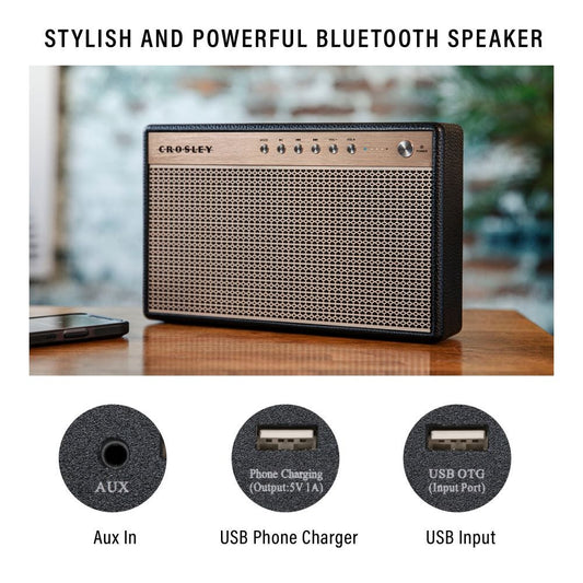 White Smoke רמקול בלוטות’ נייד Montero CROSLEY