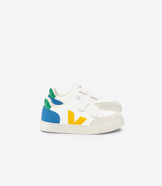 White Smoke סניקרס עם סקוצ'ים לילדים Small V-12 VEJA