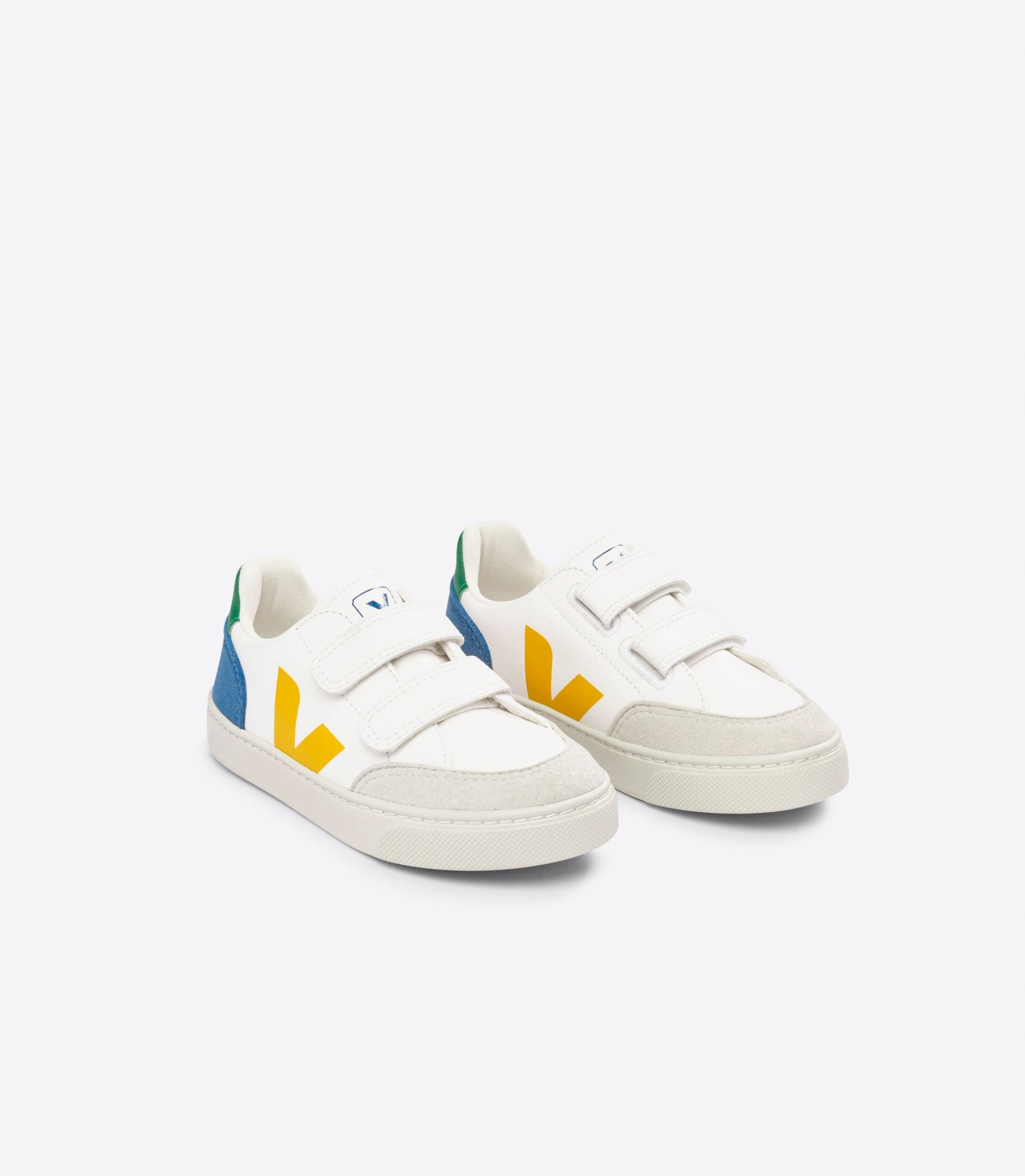 White Smoke סניקרס עם סקוצ'ים לילדים Small V-12 VEJA