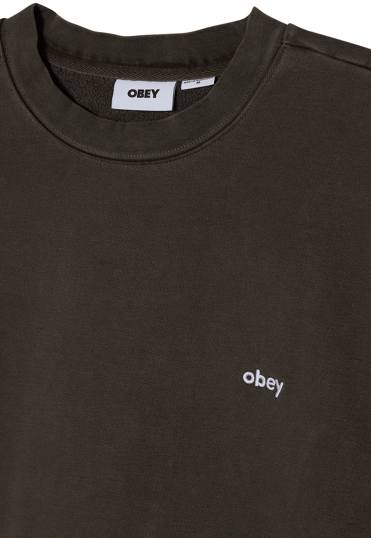 Dark Slate Gray סווטשירט גברים Lowercase Pigment Crew OBEY