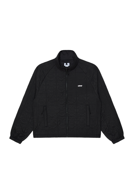 White Smoke ג'קט לנשים / גברים Icon Quilted OBEY