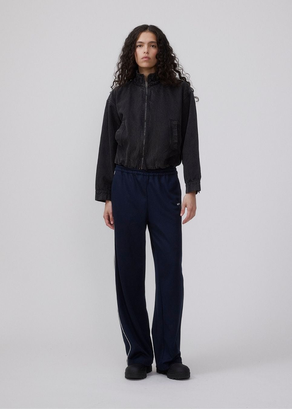 Black ג׳קט לנשים Udoline Washed Black MODSTROM