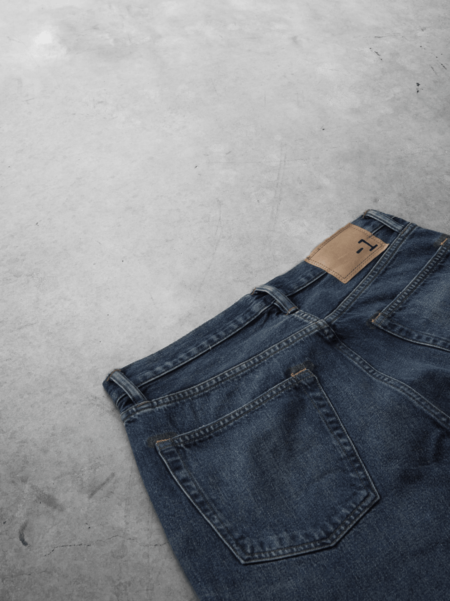 Dark Slate Gray ג׳ינס ארוך לגברים Nordic Worn – Straight Leg MINUS 1