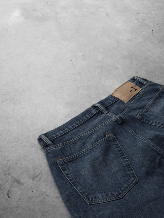 Dark Slate Gray ג׳ינס ארוך לגברים Nordic Worn – Straight Leg MINUS 1