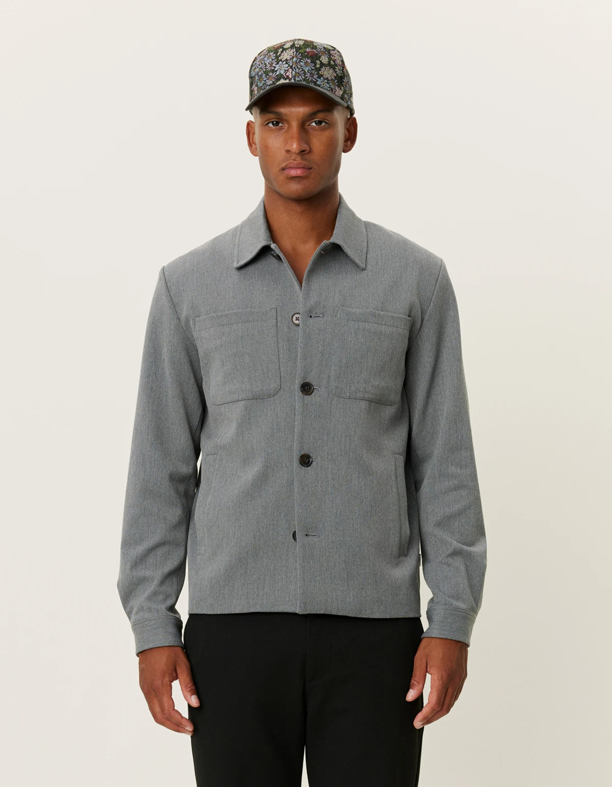 Lavender ג'קט לגברים Marseille Hybrid Jacket LES DEUX
