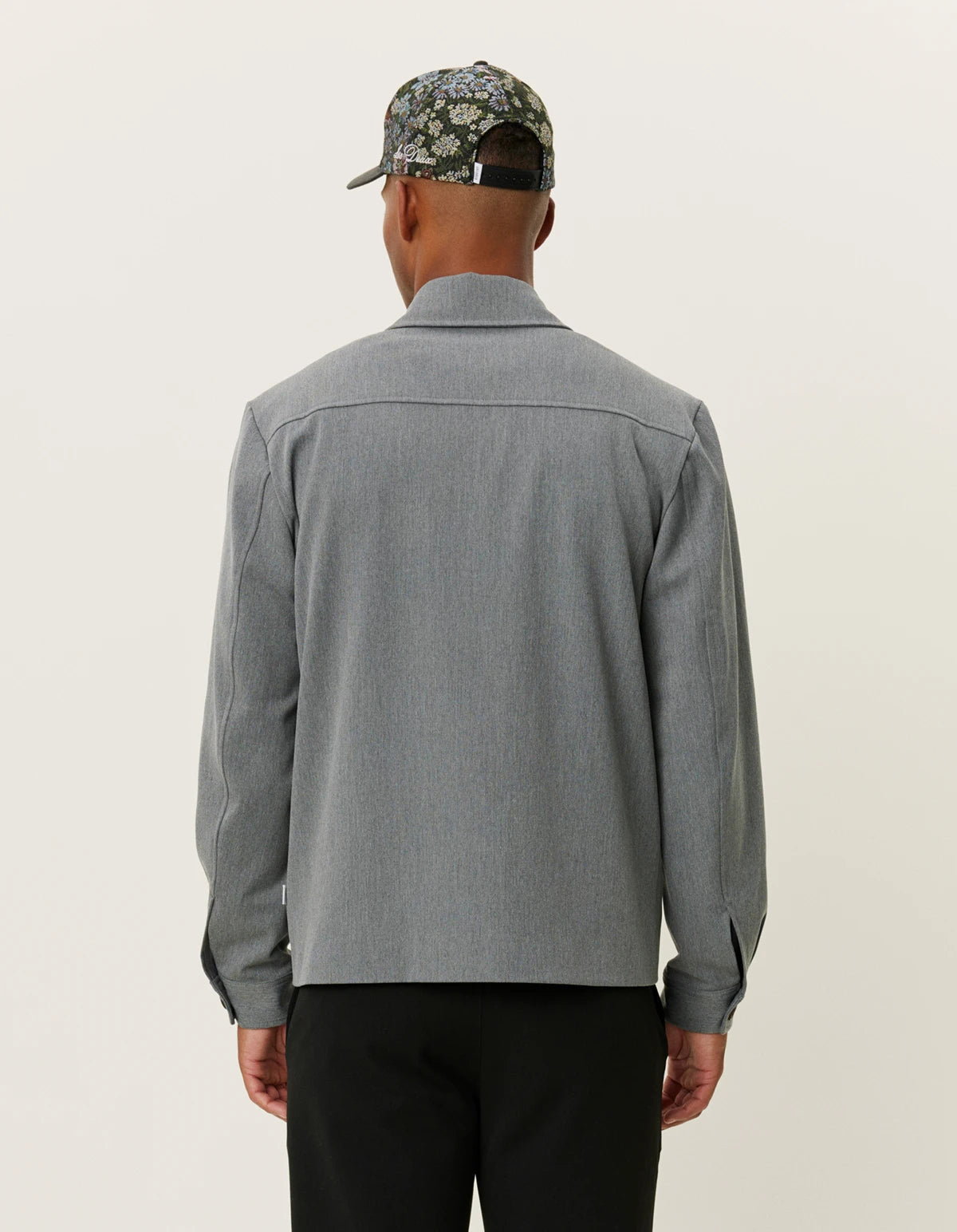 Dim Gray ג'קט לגברים Marseille Hybrid Jacket LES DEUX