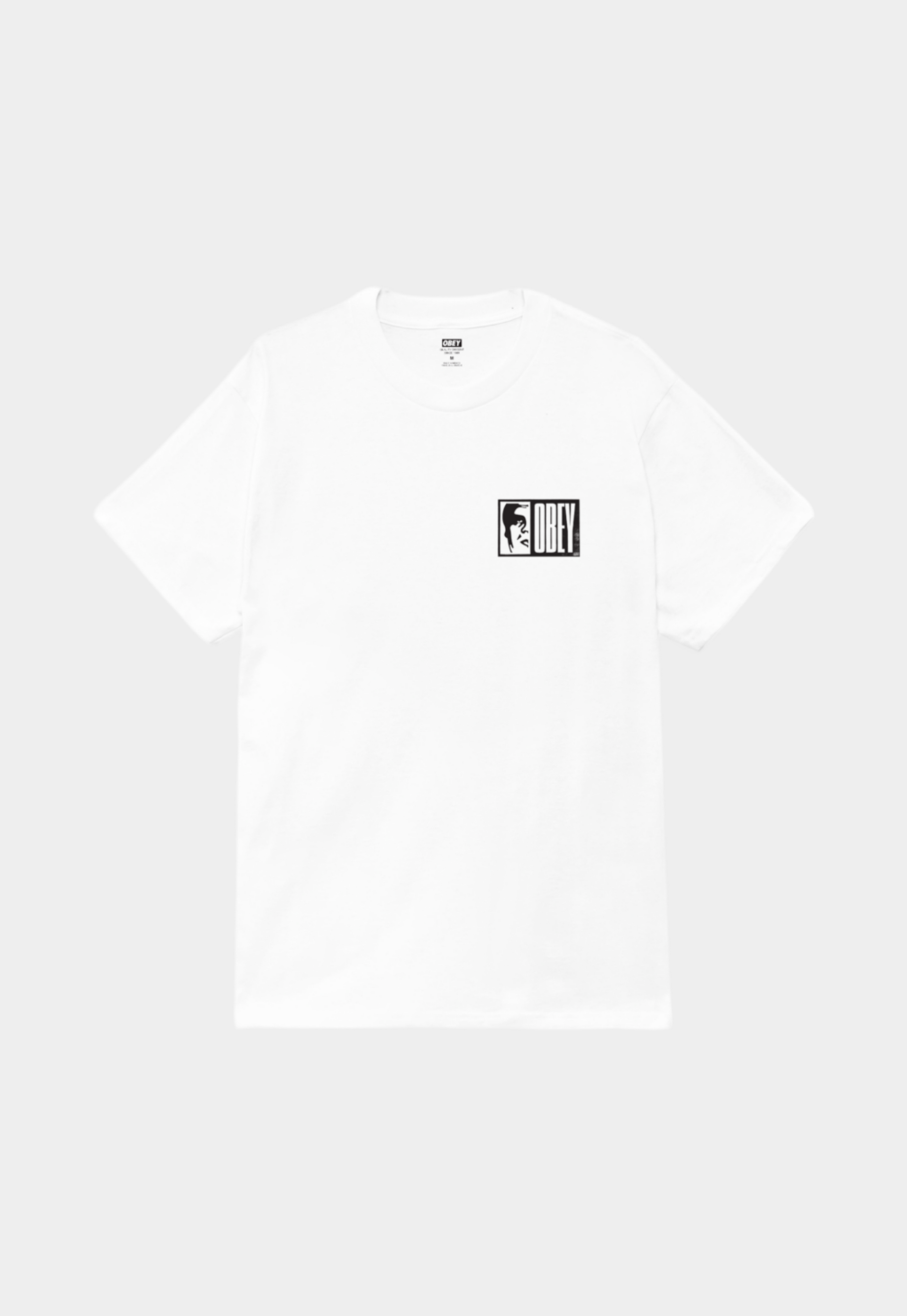 White Smoke טי שירט קצרה לגברים Half Icon OBEY