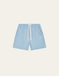 Light Steel Blue בגד ים פסים לגברים Stan LES DEUX