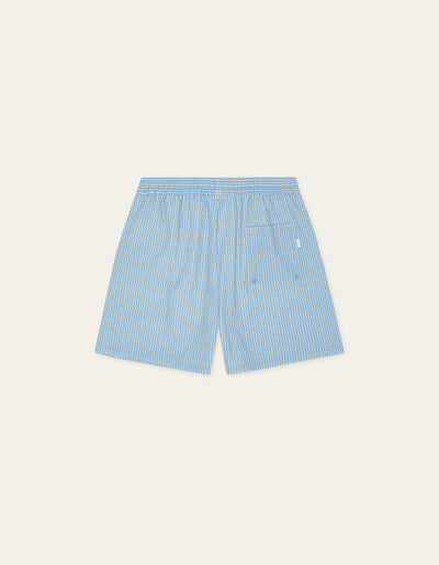 Light Steel Blue בגד ים פסים לגברים Stan LES DEUX