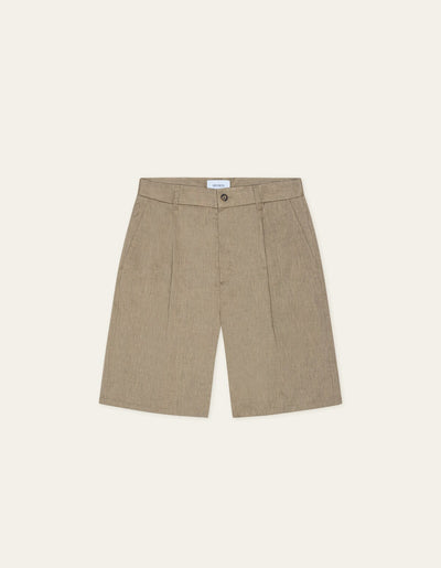 Rosy Brown מכנסיים קצרים לגברים Reece LES DEUX