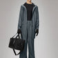 Gray מעיל גשם ארוך לגברים / נשים RAINS