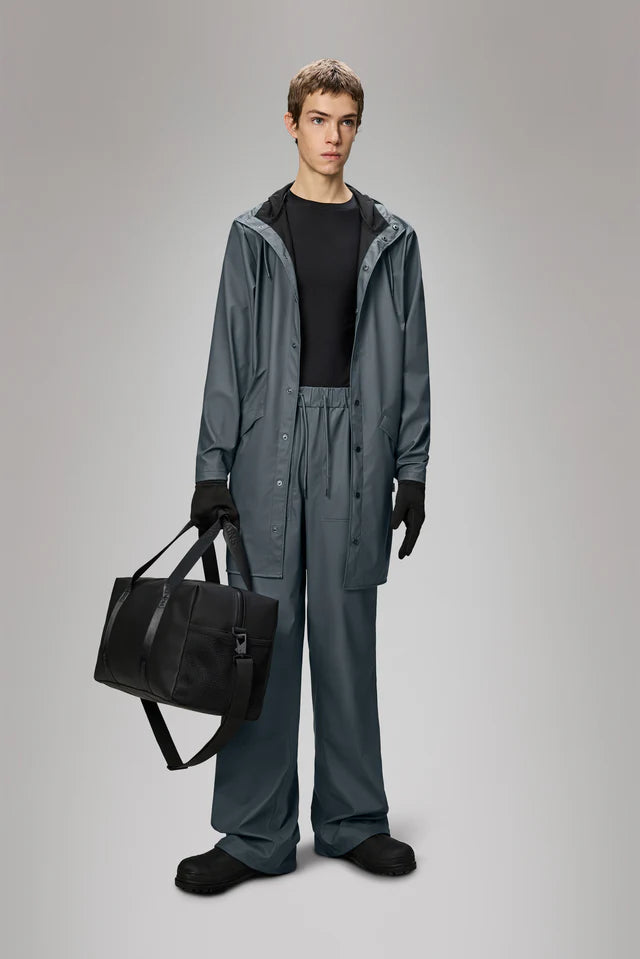 Gray מעיל גשם ארוך לגברים / נשים RAINS