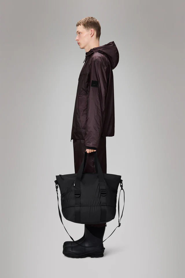 Gray תיק צד Puffer Mix Tote Mini RAINS