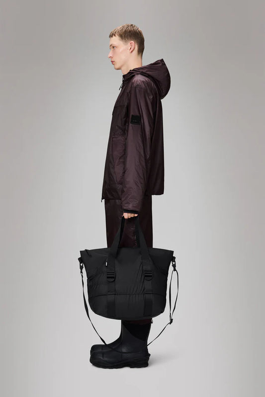 Gray תיק צד Puffer Mix Tote Mini RAINS