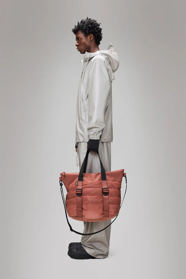 Gray תיק צד Puffer Mix Tote Mini RAINS