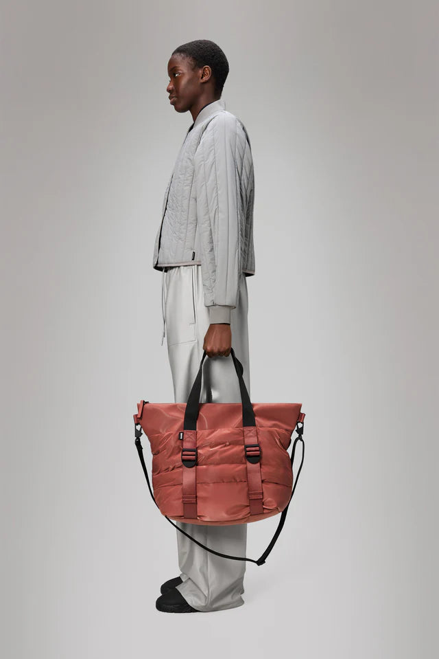 Gray תיק צד Puffer Mix Tote Mini RAINS