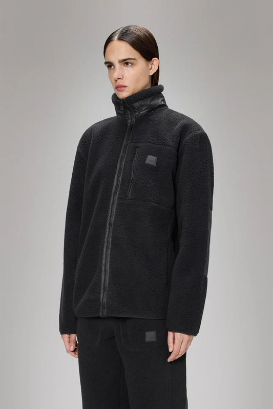 Gray ג'קט פליז לגברים / נשים Yermo RAINS