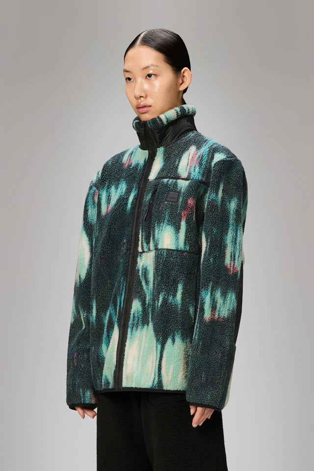 Gray ג'קט פליז לגברים / נשים Yermo RAINS