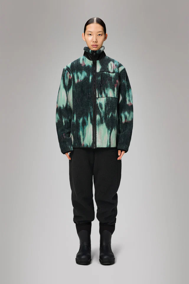 Gray ג'קט פליז לגברים / נשים Yermo RAINS