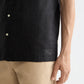 Black חולצה מכופתרת קצרה לגברים Core Linen SCOTCH & SODA