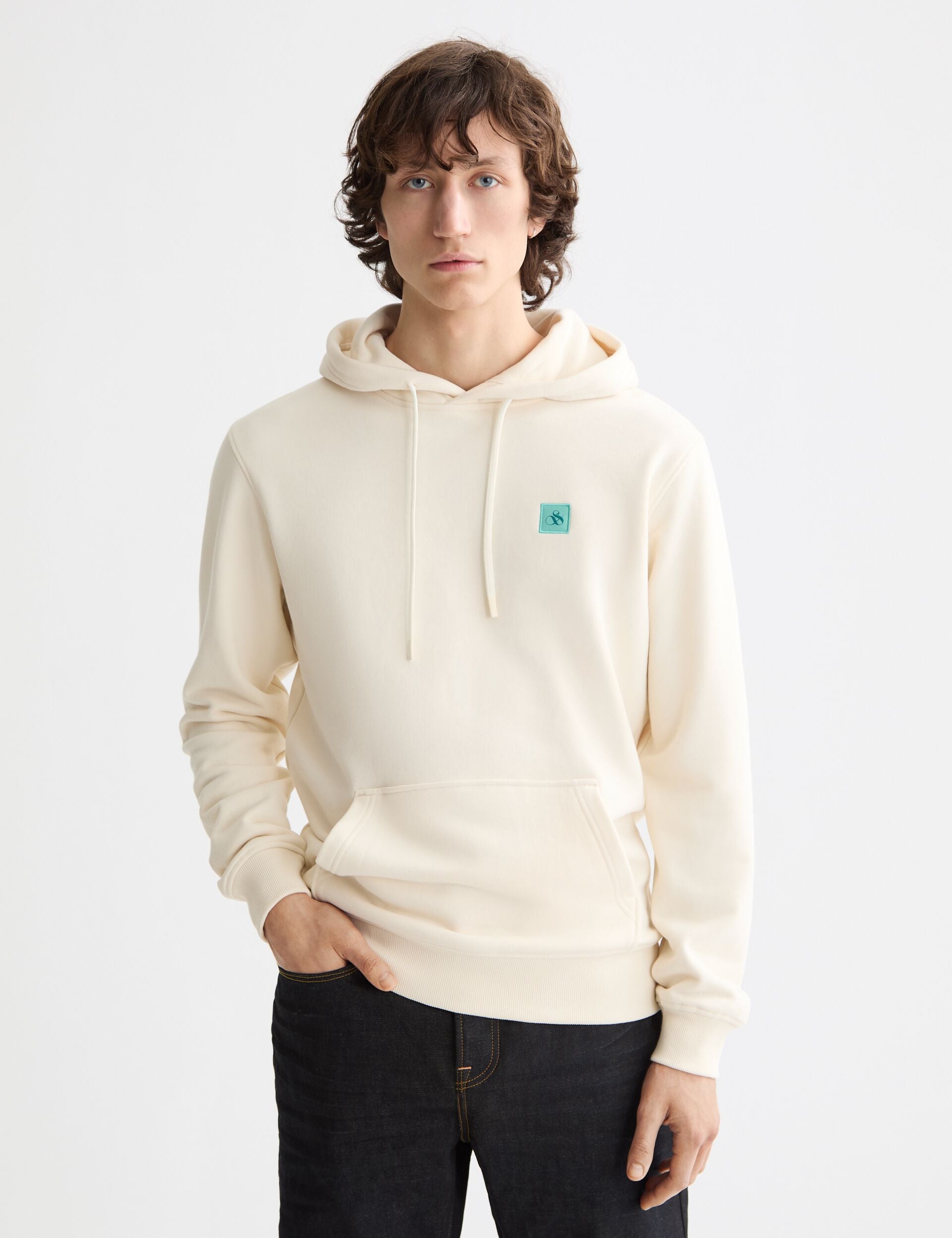 Beige קפוצ'ון לגברים Seasonal Core SCOTCH & SODA