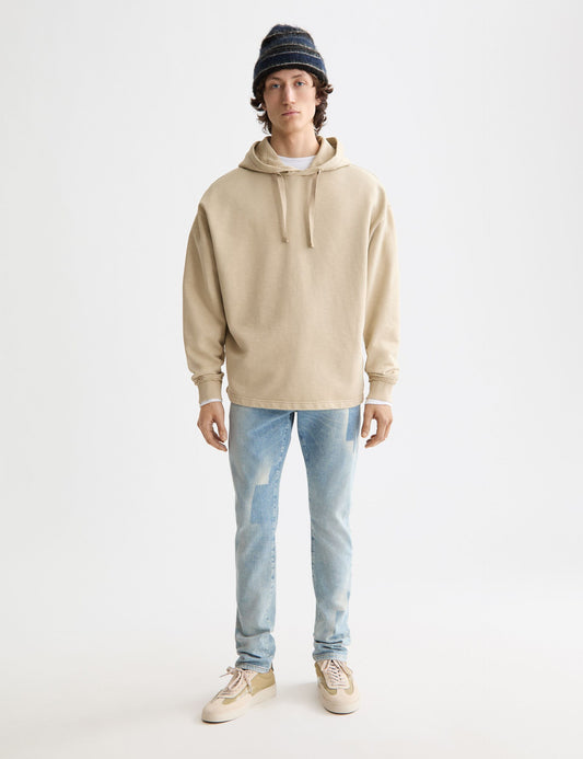 Beige קפוצ'ון לגברים Seasonal Core - 3 Crosses Garment SCOTCH & SODA