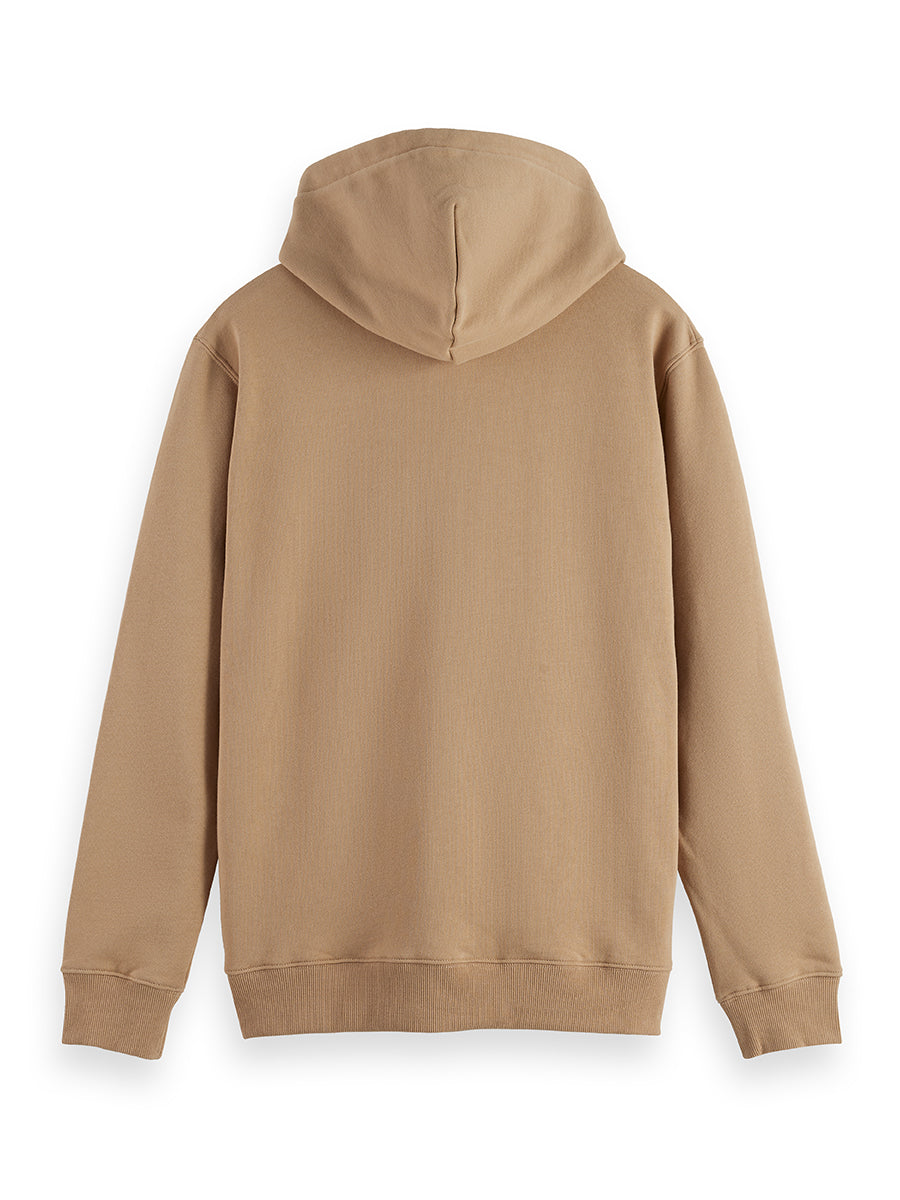 Rosy Brown קפוצ'ון לגברים Full Zip SCOTCH & SODA