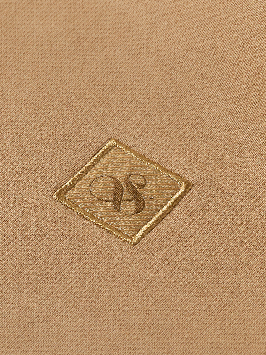 Dark Khaki קפוצ'ון לגברים Full Zip SCOTCH & SODA