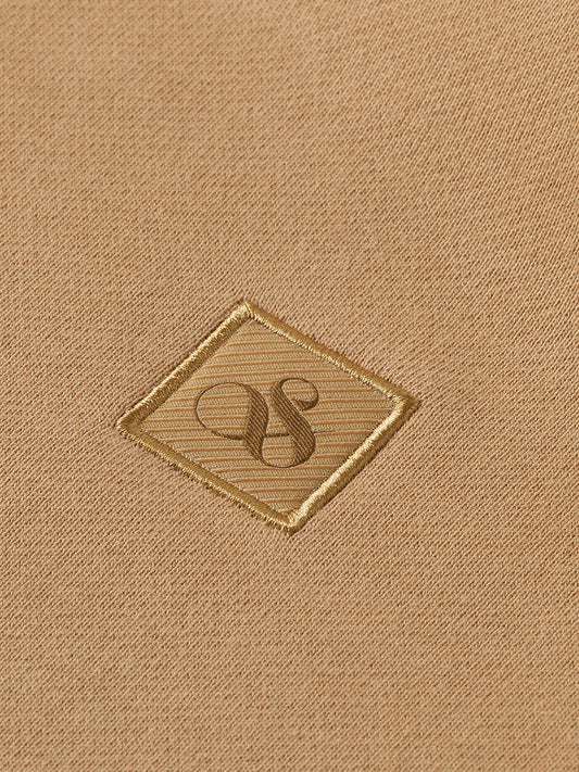 Dark Khaki קפוצ'ון לגברים Full Zip SCOTCH & SODA