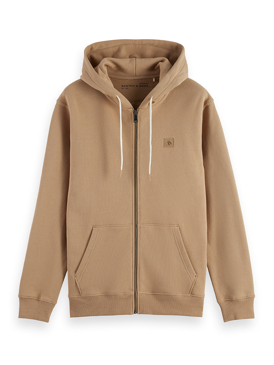 Rosy Brown קפוצ'ון לגברים Full Zip SCOTCH & SODA