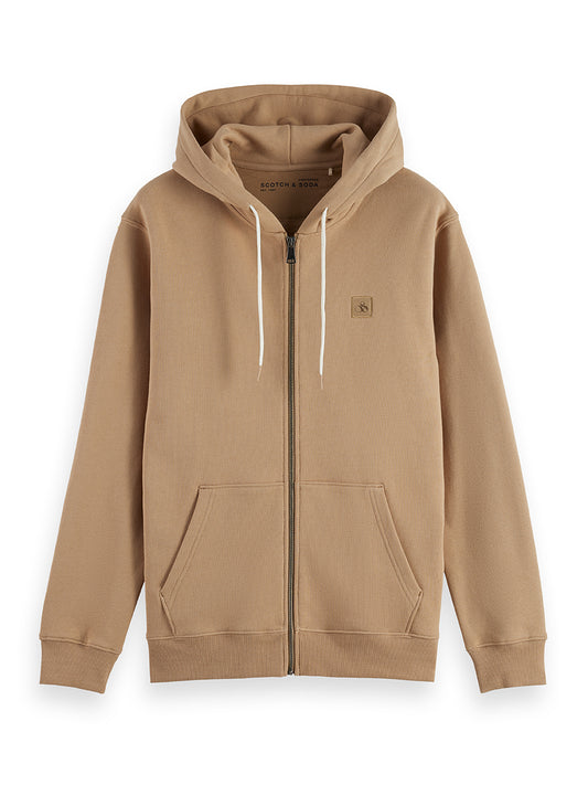 Rosy Brown קפוצ'ון לגברים Full Zip SCOTCH & SODA