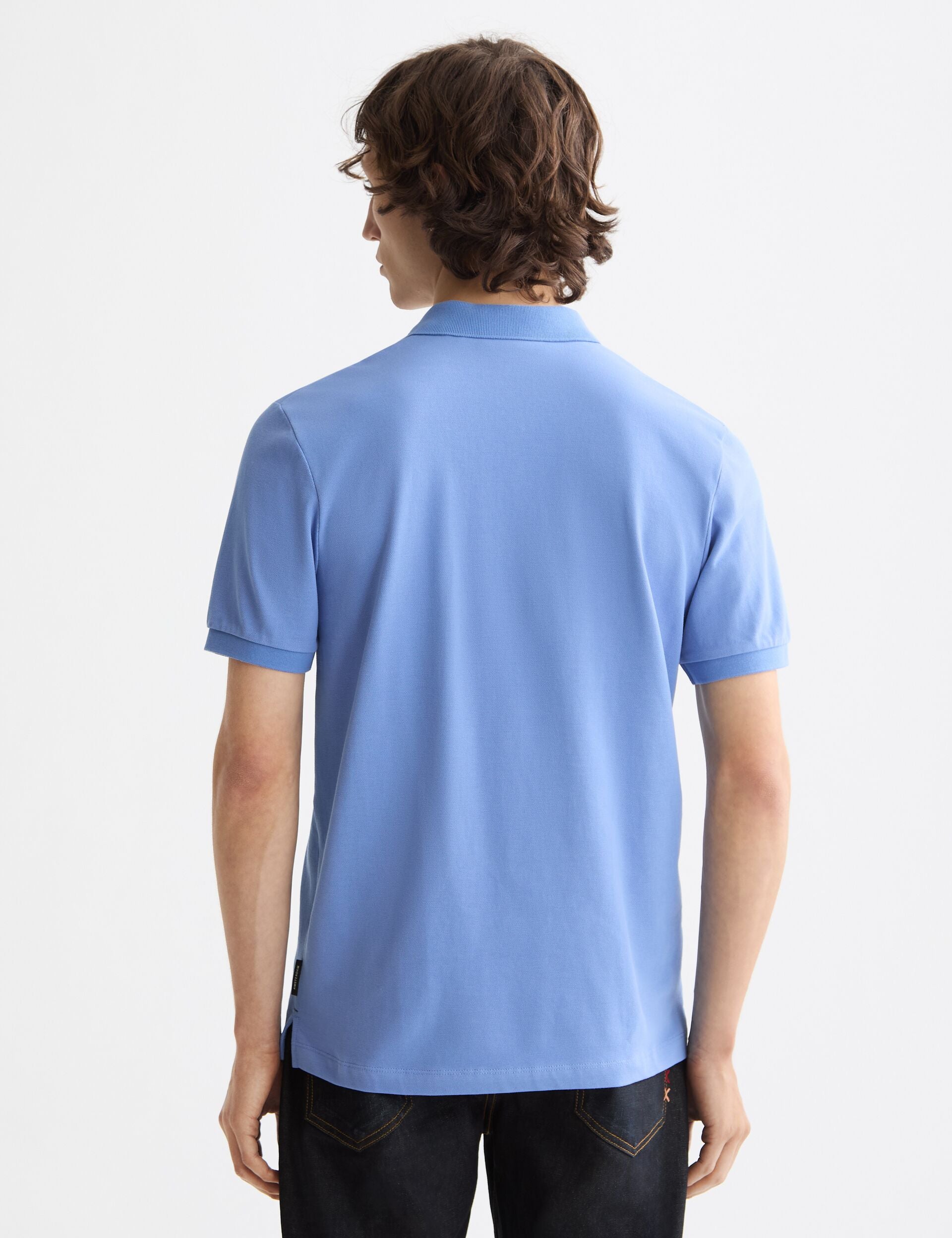 Dark Slate Gray חולצת פולו קצרה לגברים Polo SCOTCH & SODA