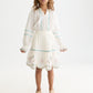 Seashell חצאית מיני לילדות Embroidered Hem Cotton Skirt SCOTCH & SODA