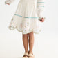 White Smoke חצאית מיני לילדות Embroidered Hem Cotton Skirt SCOTCH & SODA
