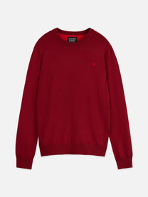 Dark Red סוודר לגברים Seasonal Core SCOTCH & SODA