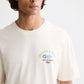 Antique White טי שירט קצרה לגברים Front and back Artwork SCOTCH & SODA