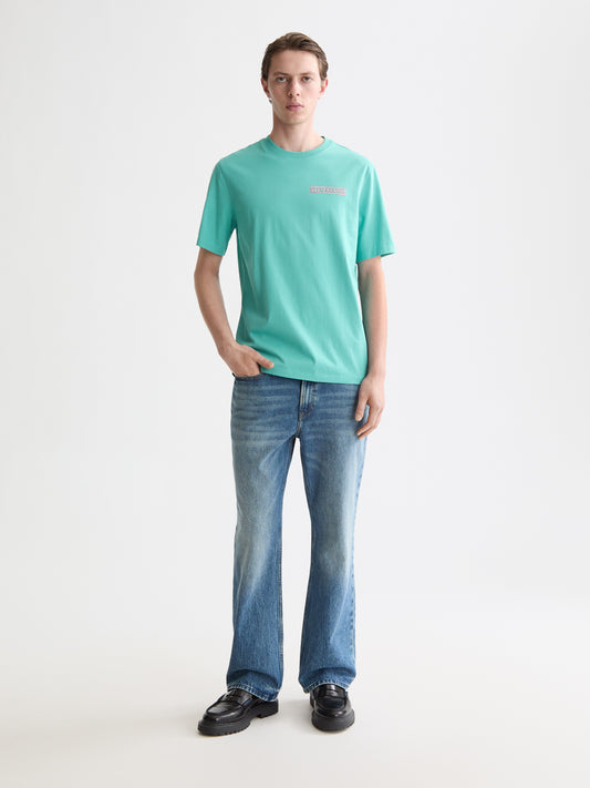 Lavender טי שירט קצרה לגברים Front and back Artwork SCOTCH & SODA