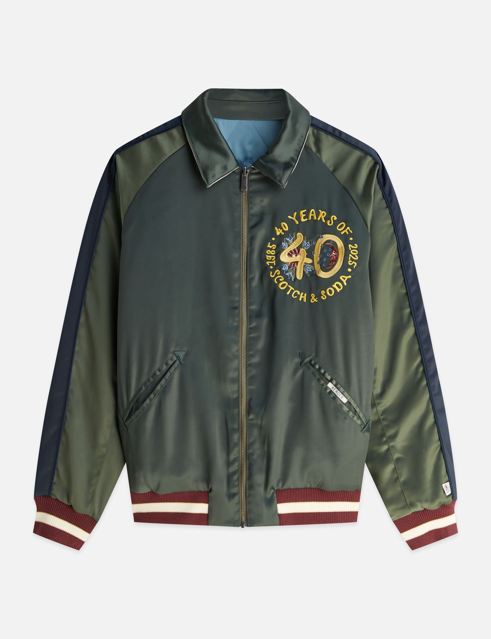 White Smoke ג'קט לגברים Souvenir Anniversary - מהדורת 40 שנה SCOTCH & SODA