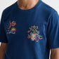 Midnight Blue טי שירט קצרה לגברים heroes anniversary - מהדורת 40 שנה SCOTCH & SODA