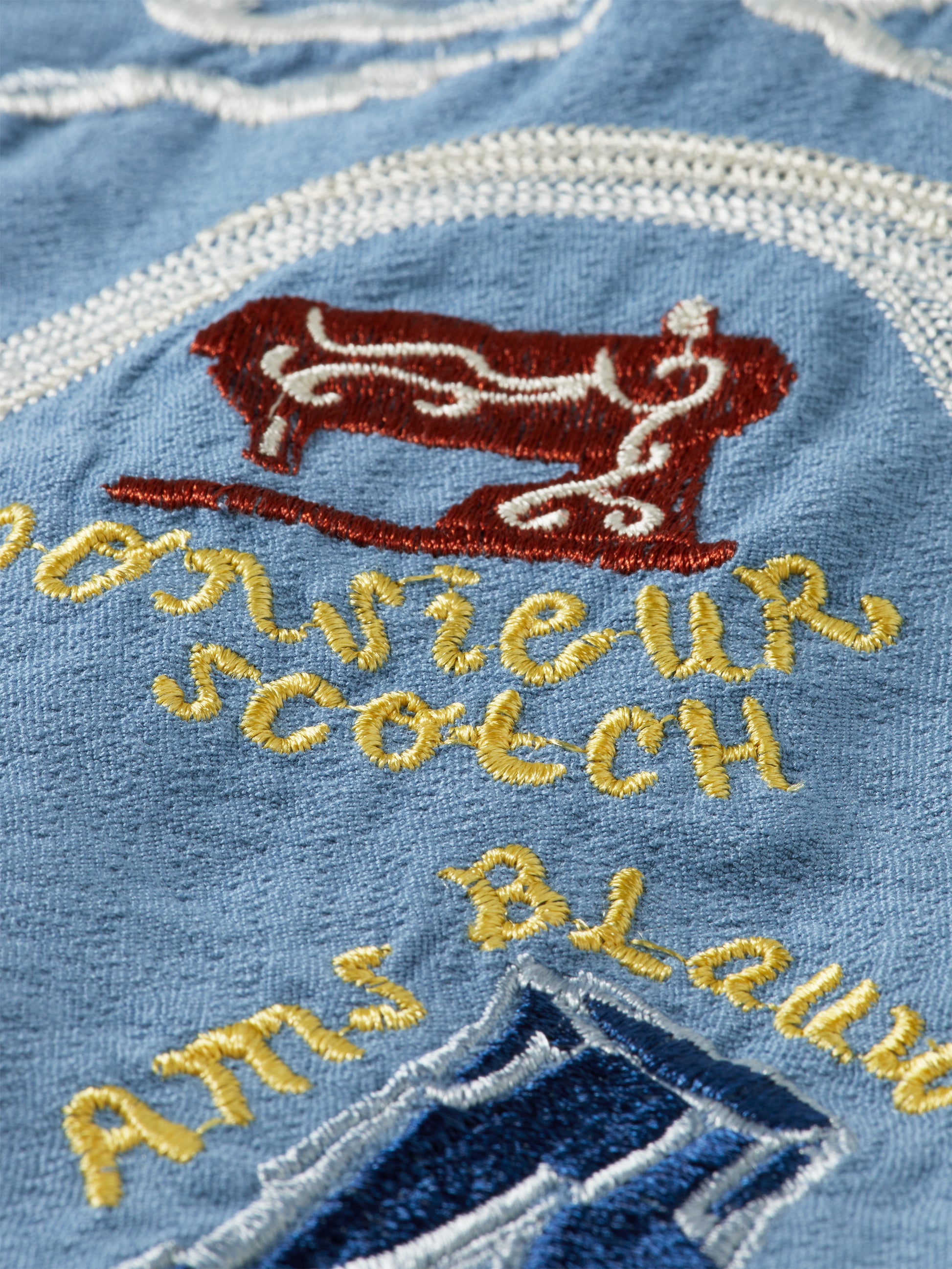 Light Slate Gray חולצה מכופתרת קצרה לגברים anniversary - מהדורת 40 שנה SCOTCH & SODA