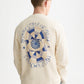 White Smoke סווטשירט לגברים Front And Back Artwork SCOTCH & SODA