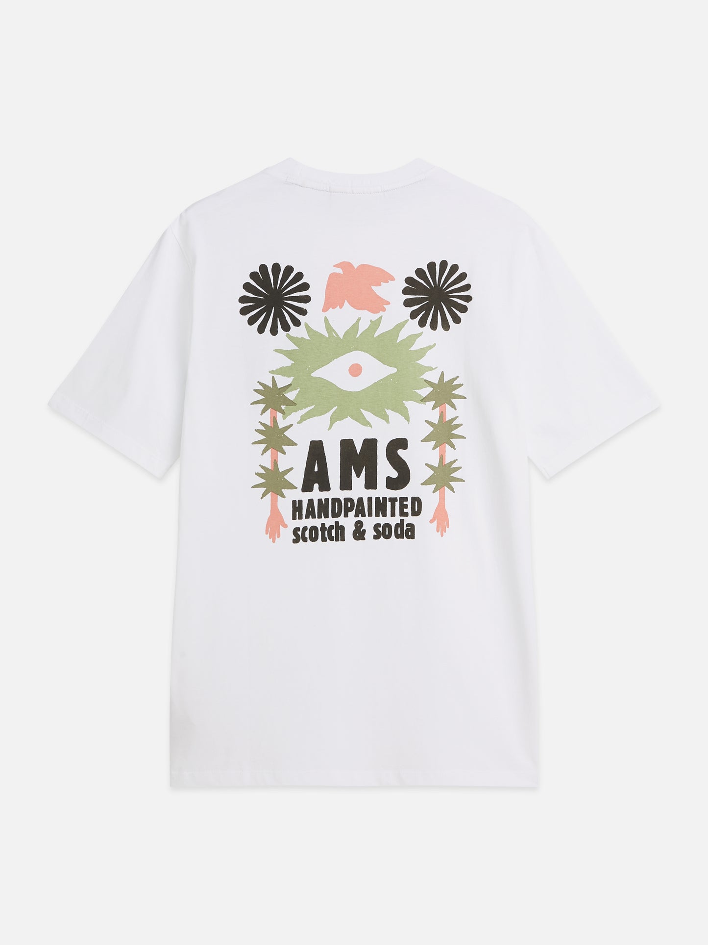 Lavender טי שירט קצרה לגברים Front And Back Artwork SCOTCH & SODA