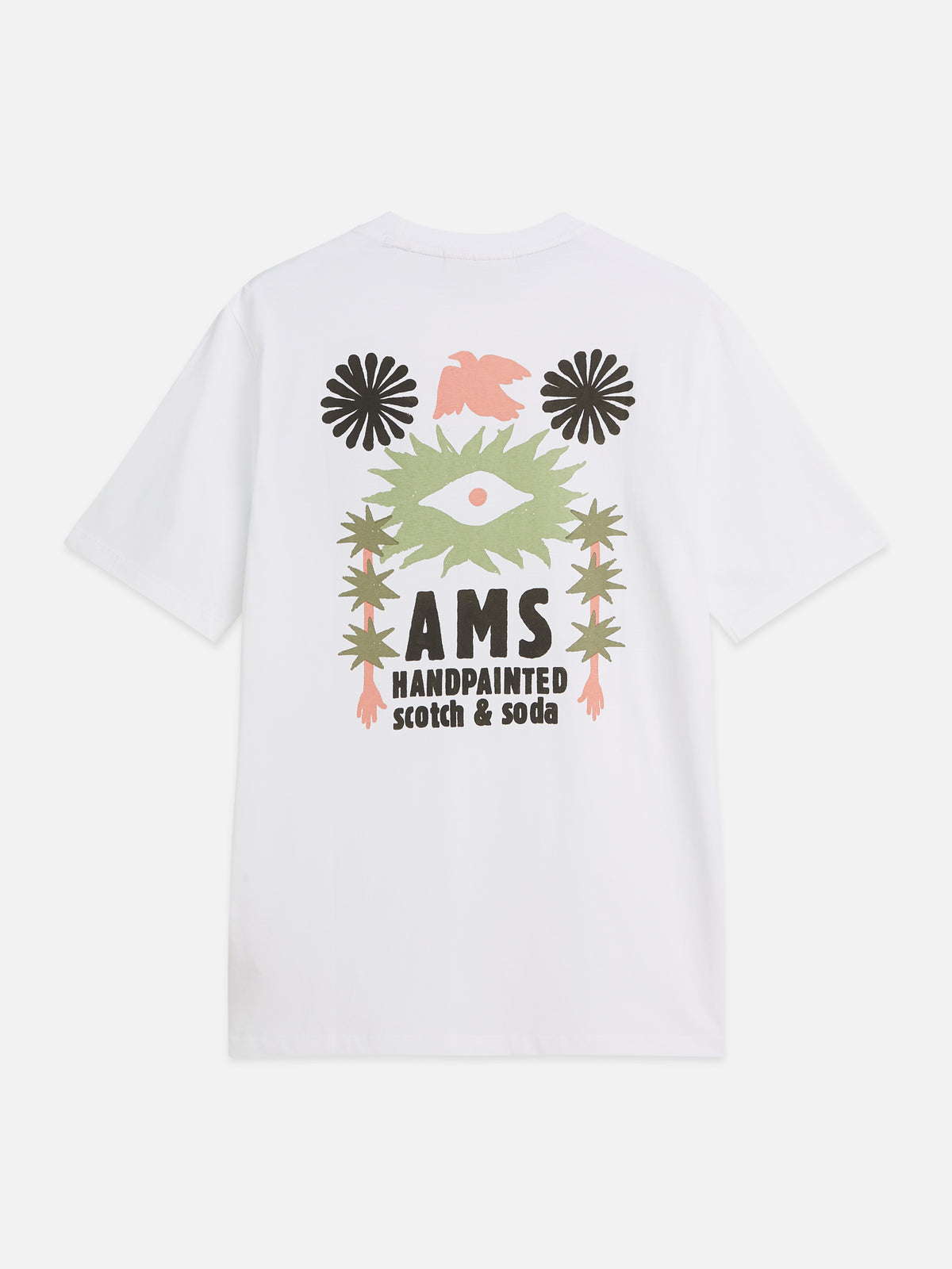 Lavender טי שירט קצרה לגברים Front And Back Artwork SCOTCH & SODA