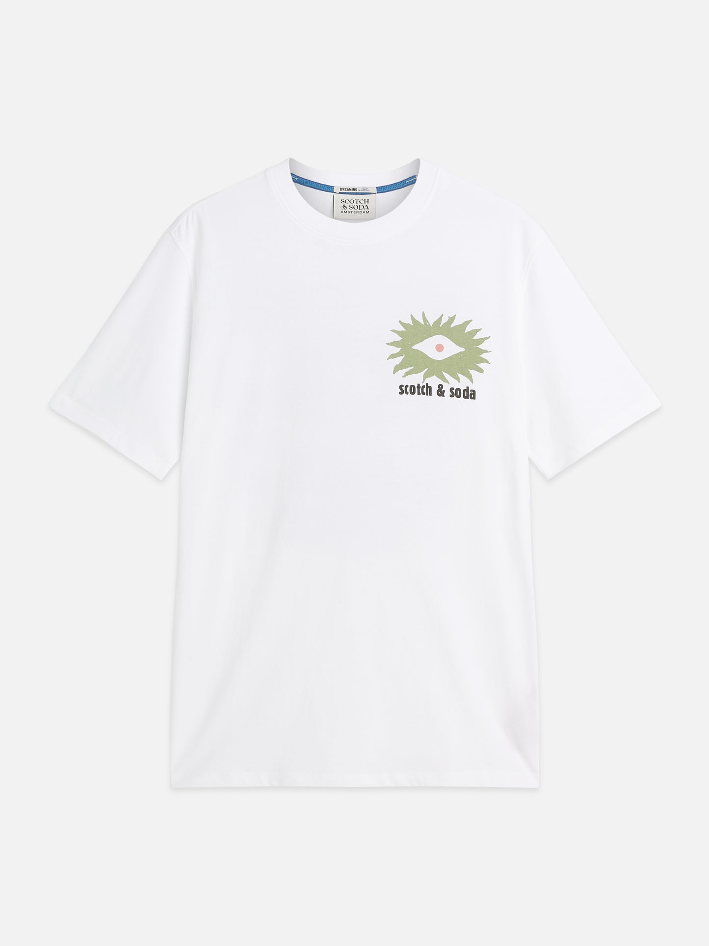 Lavender טי שירט קצרה לגברים Front And Back Artwork SCOTCH & SODA