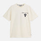 Antique White טי שירט קצרה לגברים Front And Back Artwork SCOTCH & SODA